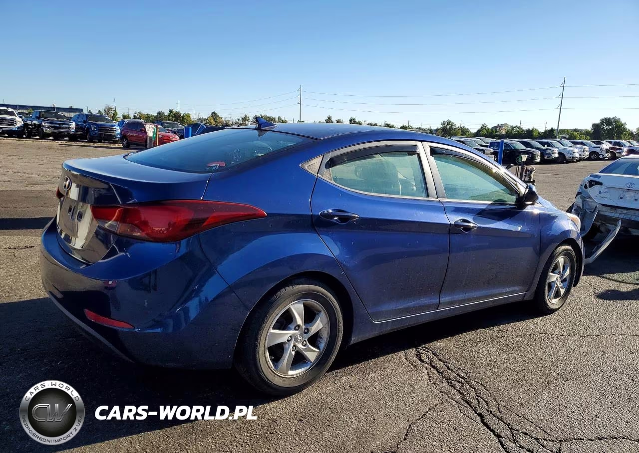2015 Hyundai Elantra Se VIN:5NPDH4AE9FH567301 - 3