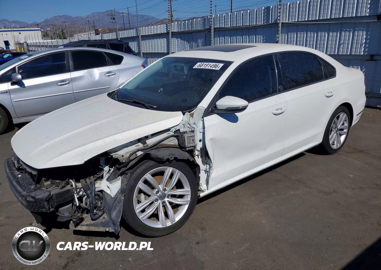 2019 Volkswagen Passat Wolfsburg VIN:1VWLA7A33KC002660 - 1