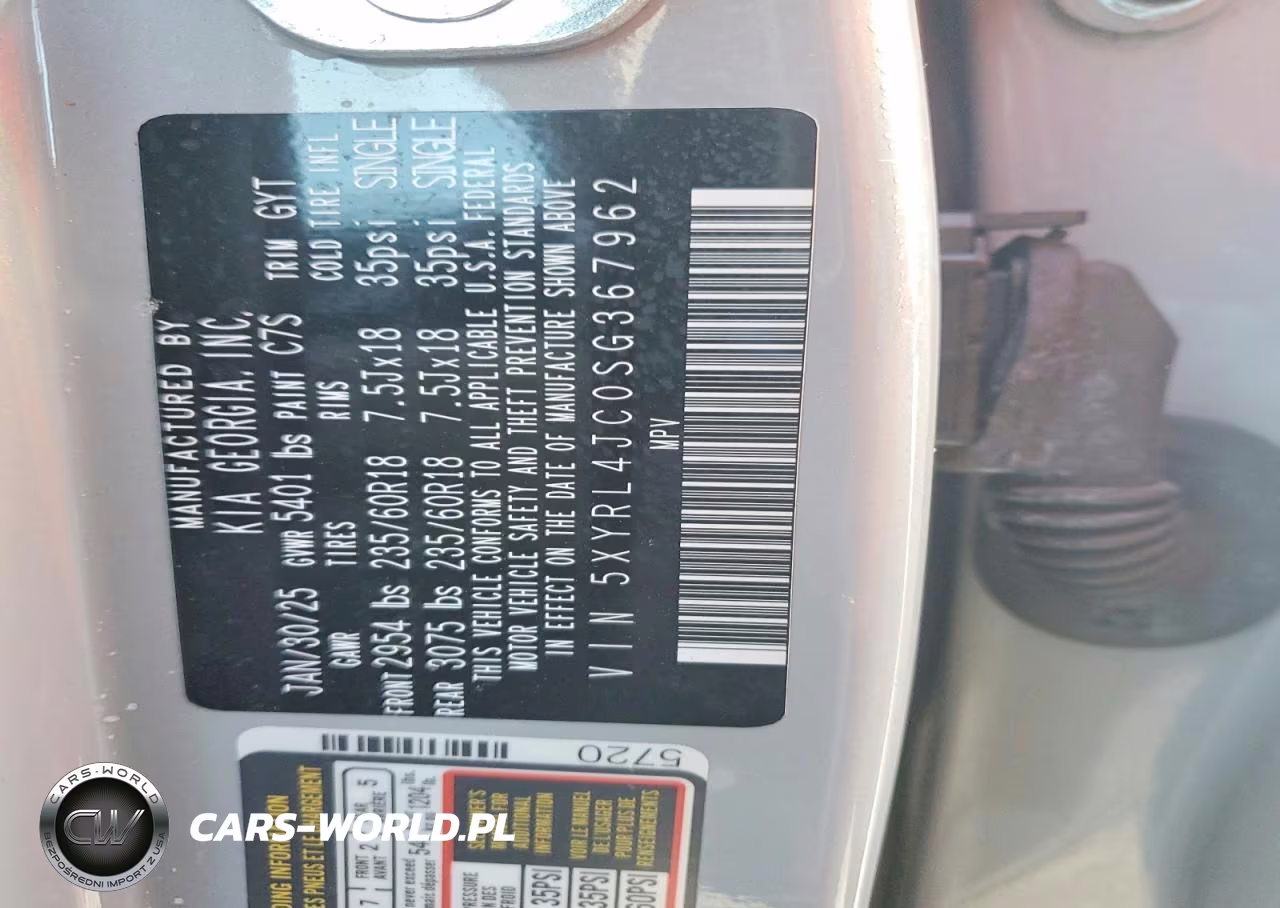 2025 Kia Sorento S VIN:5XYRL4JC0SG367962 - 14