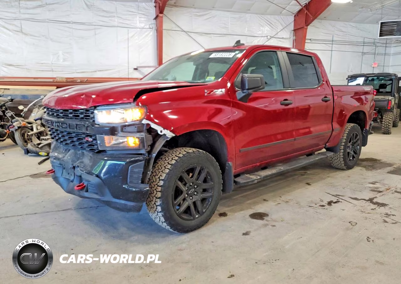 2021 Chevrolet Silverado K1500 Trail Boss Custom VIN:1GCPYCELXMZ387136 - 1
