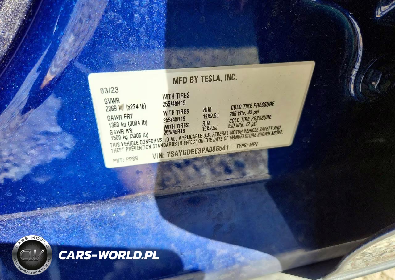 2023 Tesla Model Y VIN:7SAYGDEE3PA086541 - 14