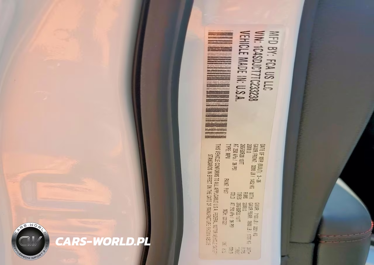 2026 Dodge Durango R-T VIN:1C4SDJCT7TC233238 - 13