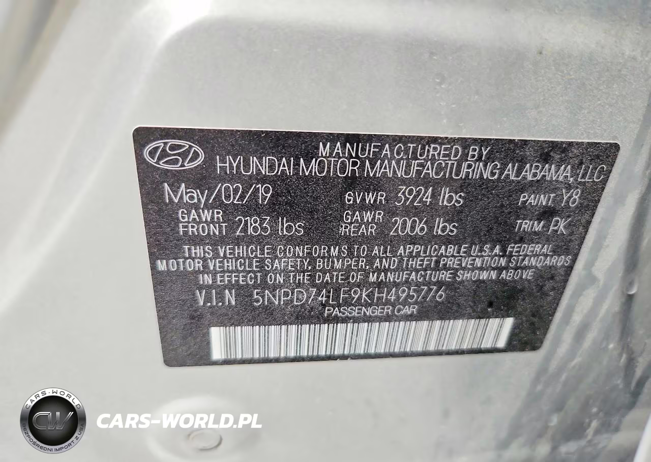 2019 Hyundai Elantra Se VIN:5NPD74LF9KH495776 - 13