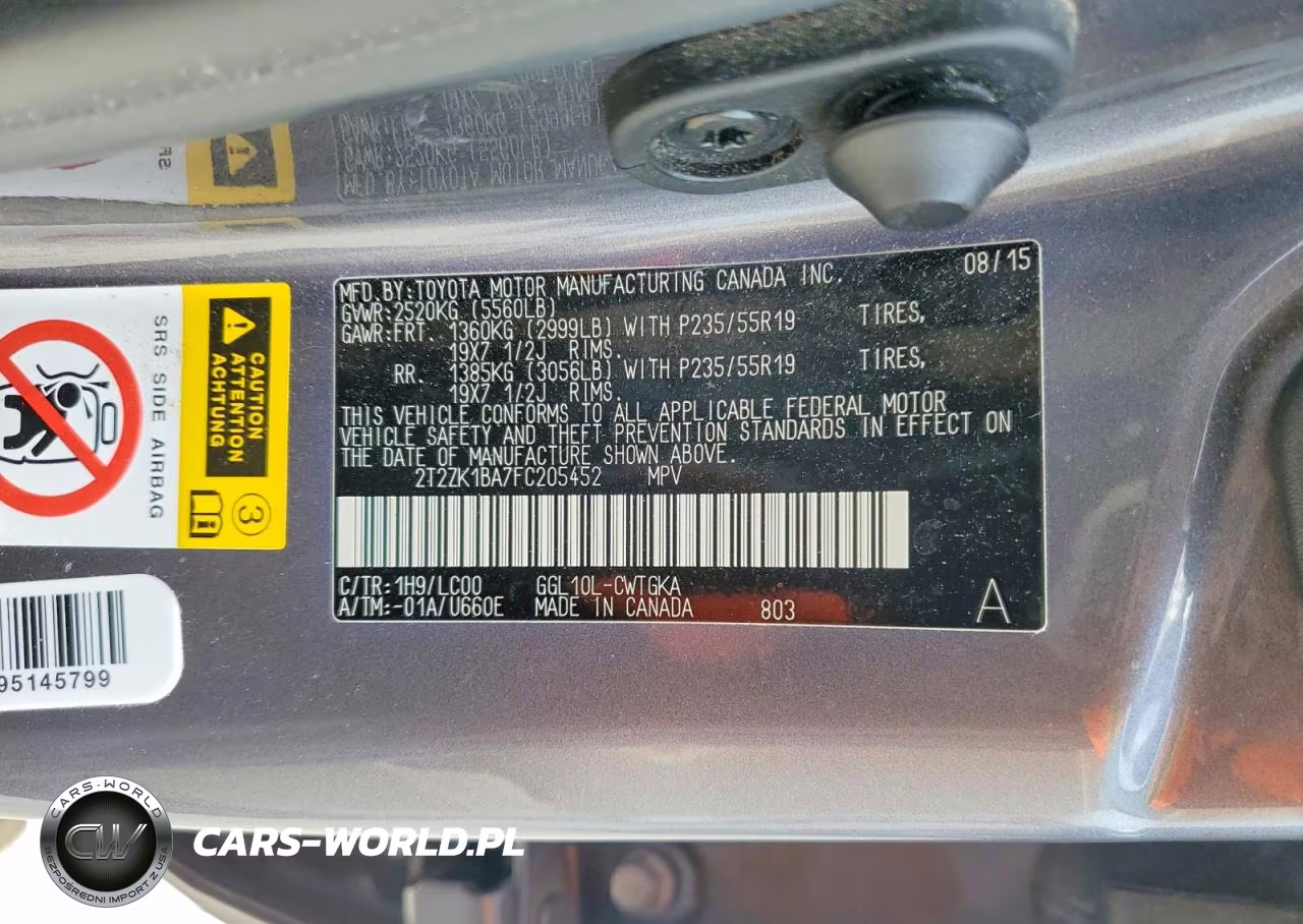 2015 Lexus Rx 350 Base VIN:2T2ZK1BA7FC205452 - 13