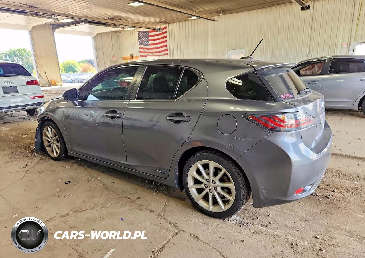 2012 Lexus Ct 200 VIN:JTHKD5BH1C2119020 - 2