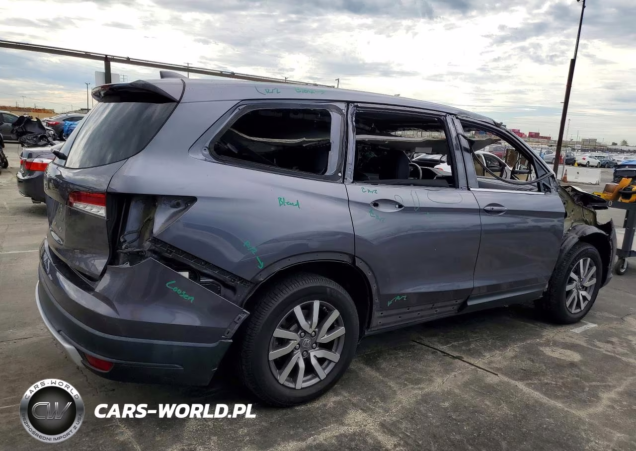 2020 Honda Pilot Exl VIN:5FNYF5H53LB028475 - 3