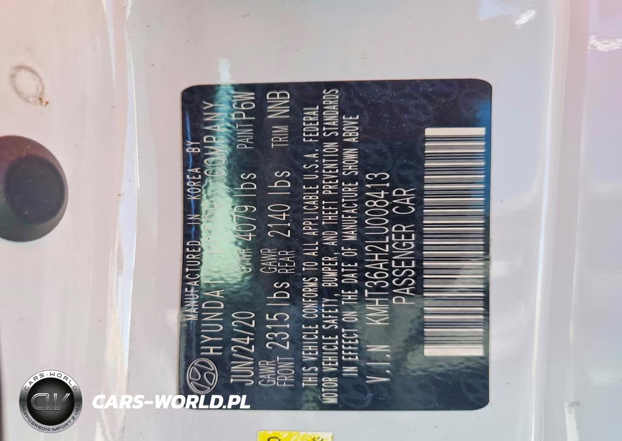 2020 Hyundai Veloster N Base VIN:KMHT36AH2LU008413 - 12