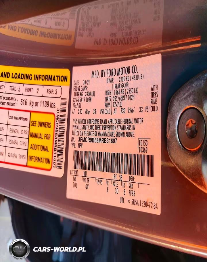 2021 Ford Bronco Sport Big Bend VIN:3FMCR9B68MRB31607 - 13