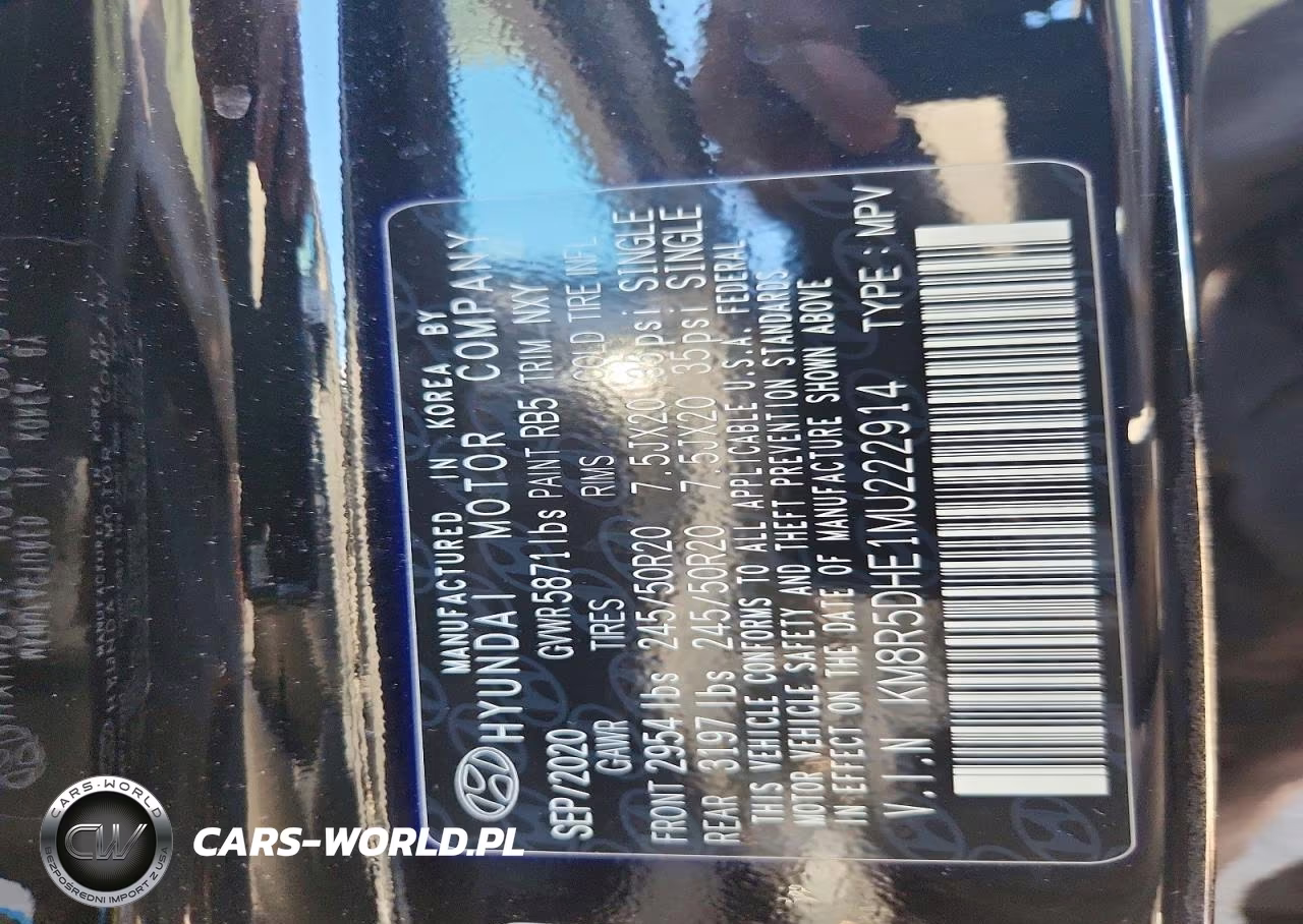 2021 Hyundai Palisade Limited VIN:KM8R5DHE1MU222914 - 13