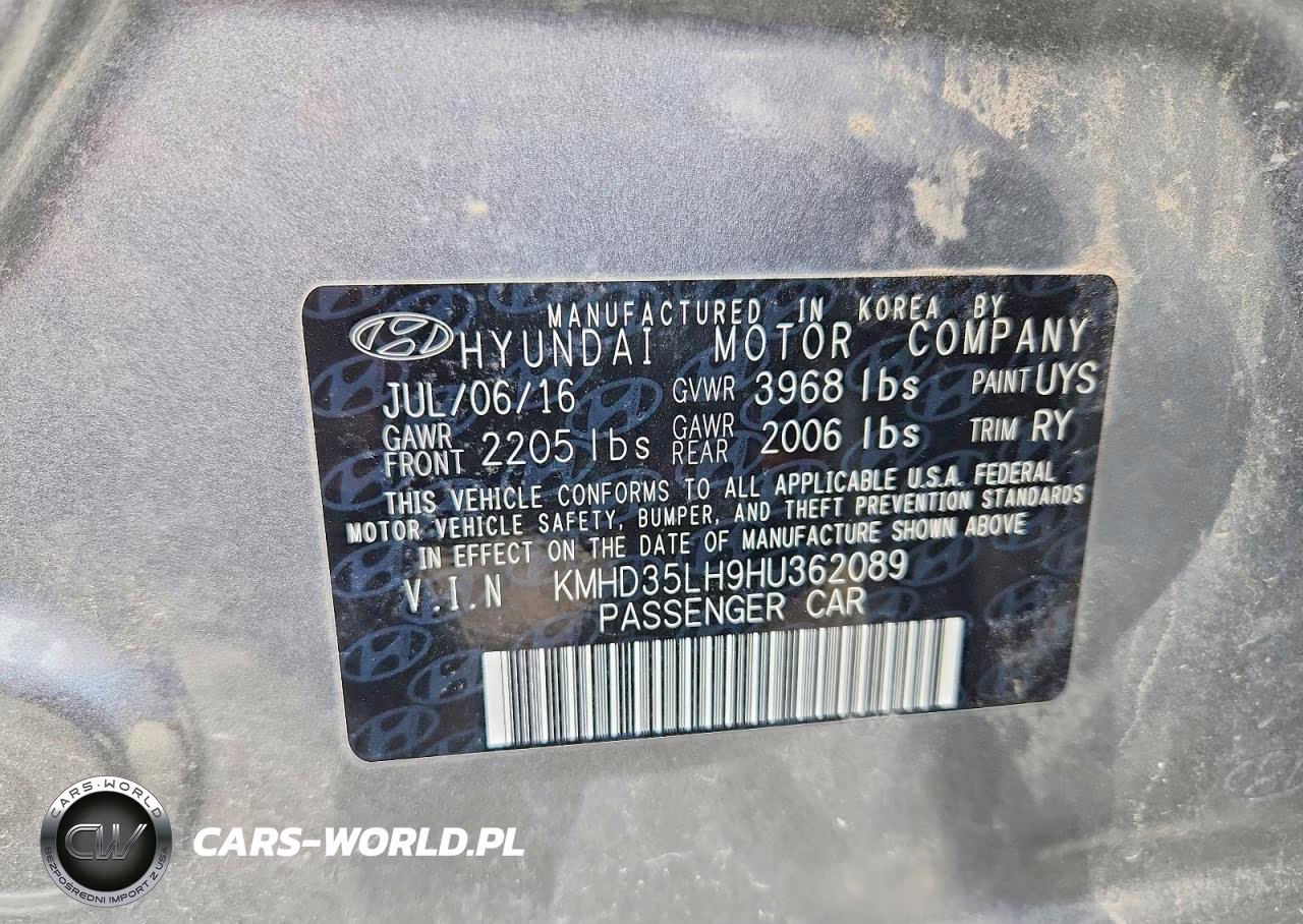 2017 Hyundai Elantra Gt Base VIN:KMHD35LH9HU362089 - 12