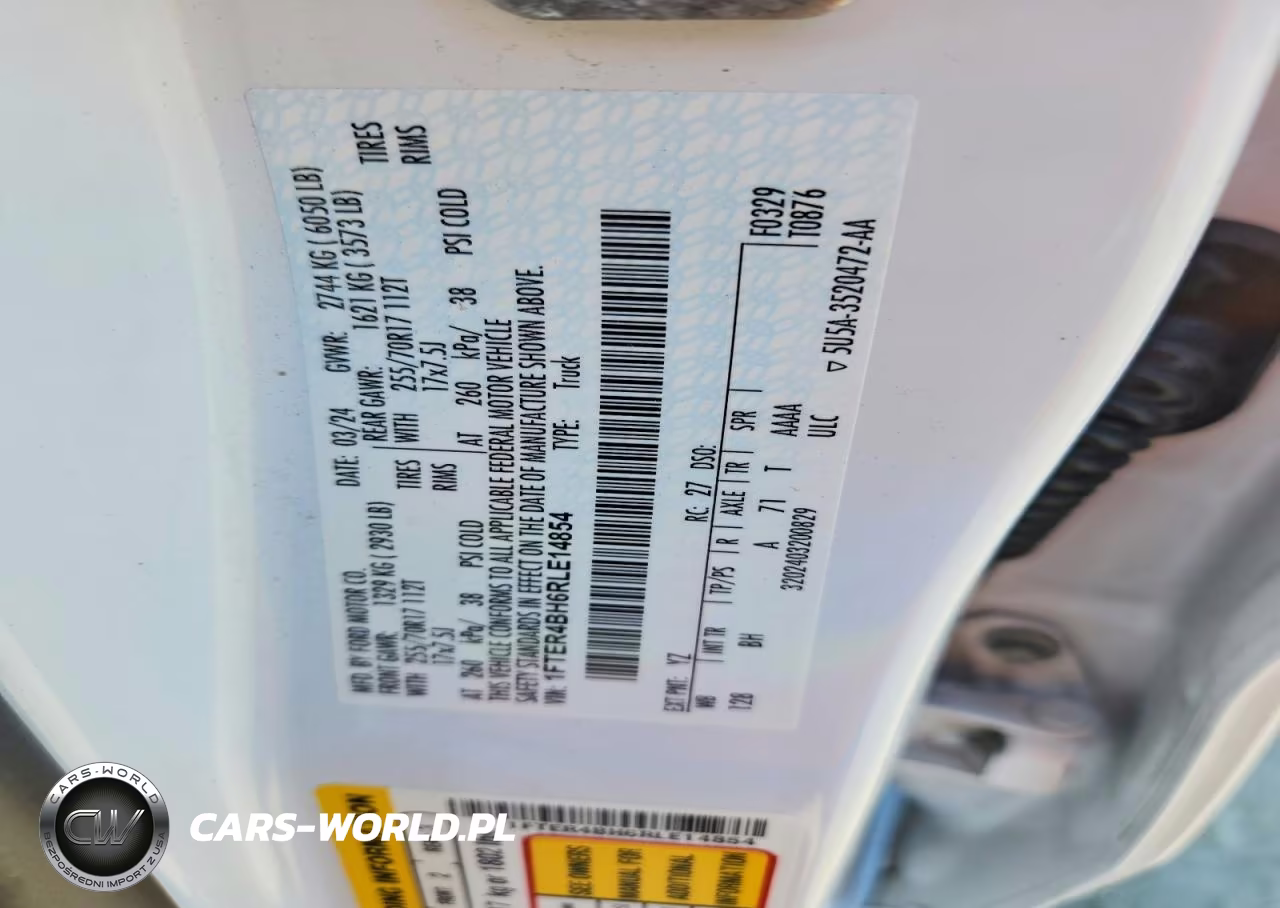 2024 Ford Ranger Xl VIN:1FTER4BH6RLE14854 - 13
