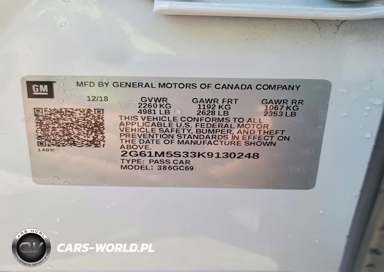 2019 Cadillac Xts Luxury VIN:2G61M5S33K9130248 - 12