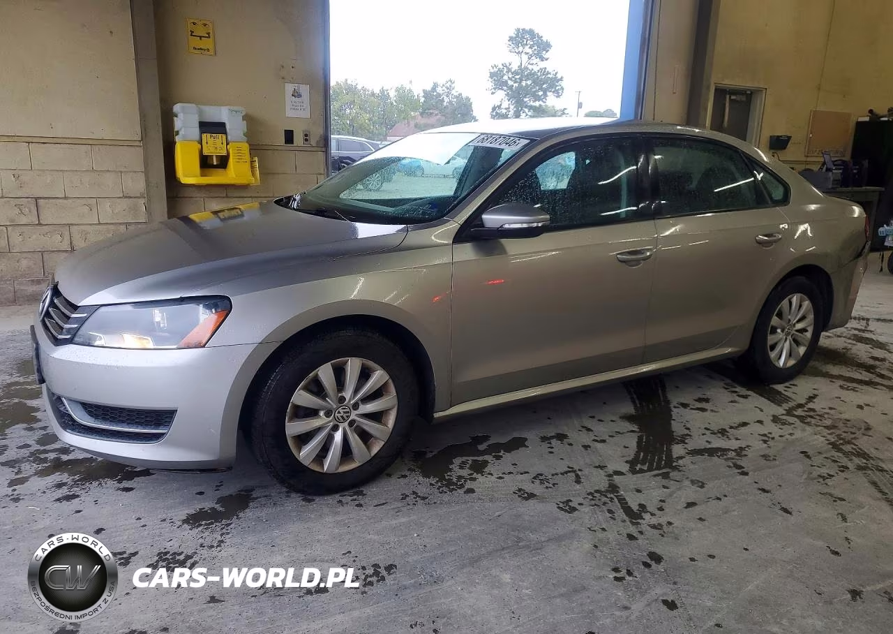 2012 Volkswagen Passat S VIN:1VWAH7A31CC027853 - 1