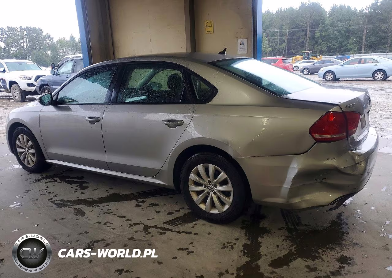 2012 Volkswagen Passat S VIN:1VWAH7A31CC027853 - 2