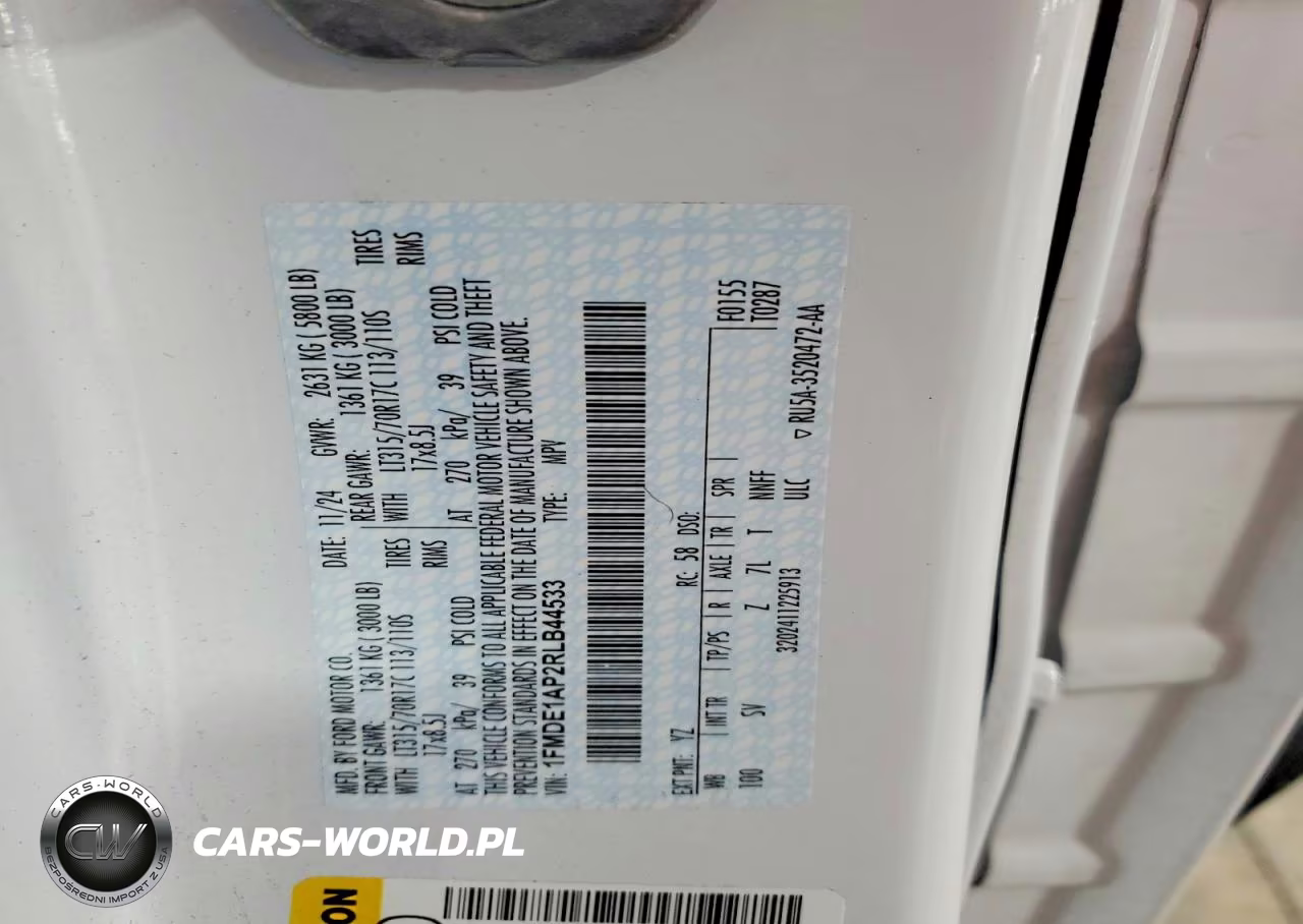 2024 Ford Bronco Black Diamond VIN:1FMDE1AP2RLB44533 - 12