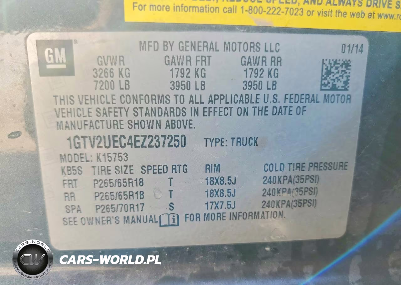 2014 GMC Sierra K1500 Sle VIN:1GTV2UEC4EZ237250 - 12