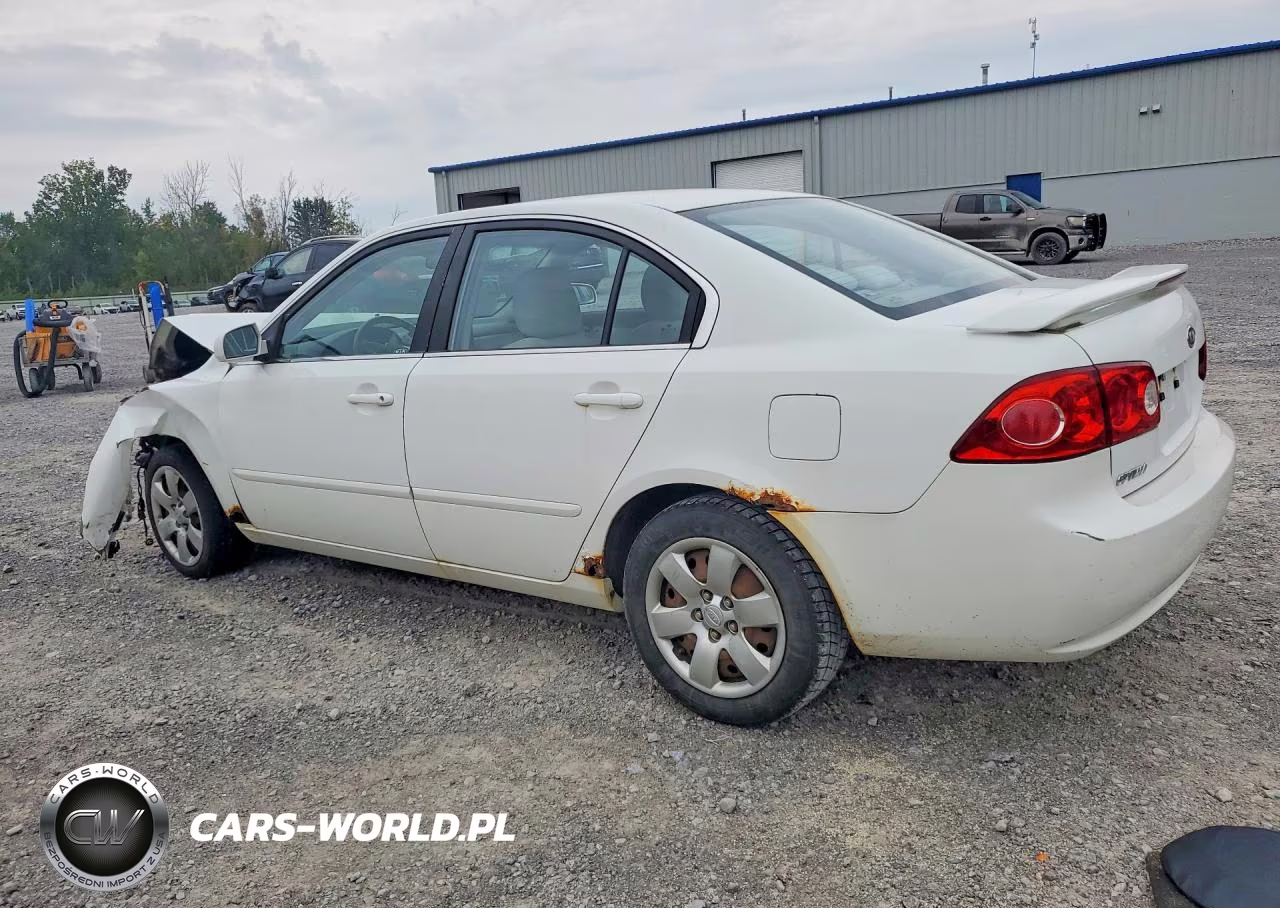 2007 Kia Optima Lx VIN:KNAGE123675140545 - 2