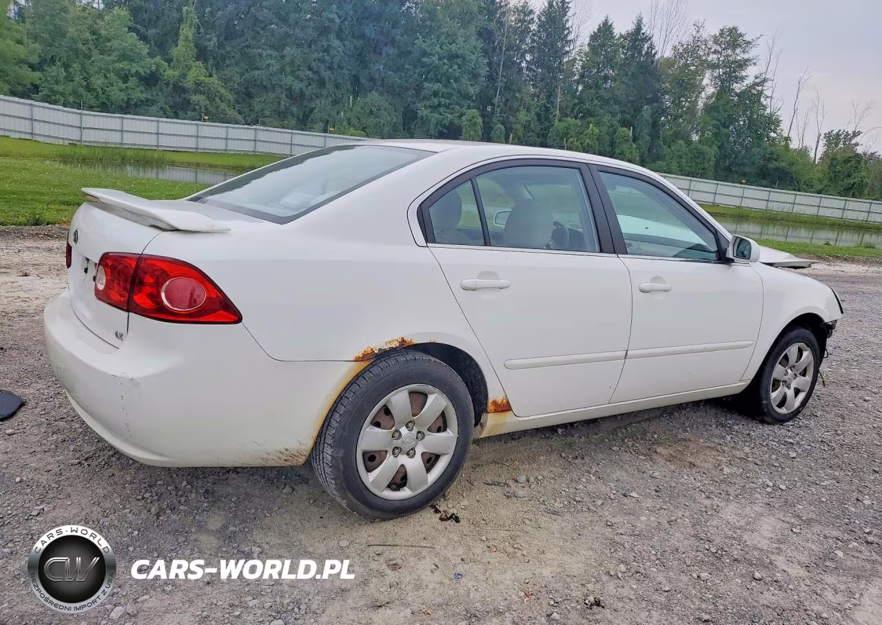 2007 Kia Optima Lx VIN:KNAGE123675140545 - 3