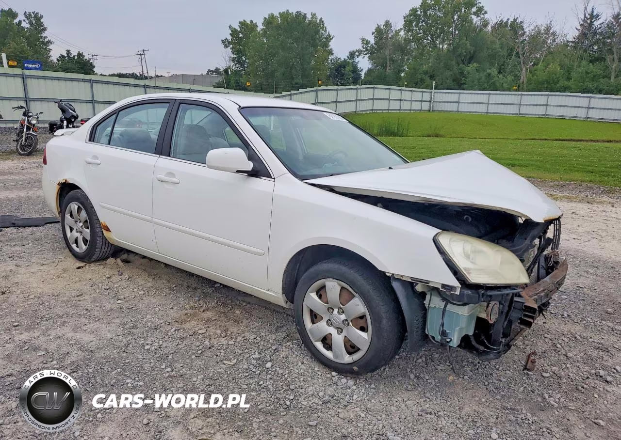 2007 Kia Optima Lx VIN:KNAGE123675140545 - 4