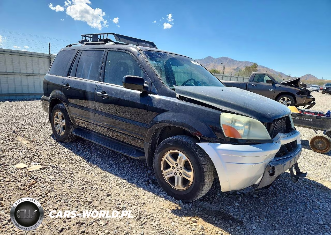 2003 Honda Pilot Exl VIN:2HKYF18533H589799 - 4