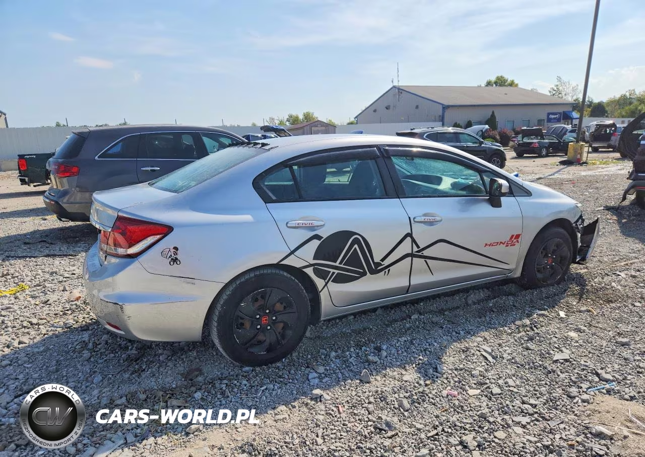 2014 Honda Civic Lx VIN:2HGFB2F52EH546970 - 3
