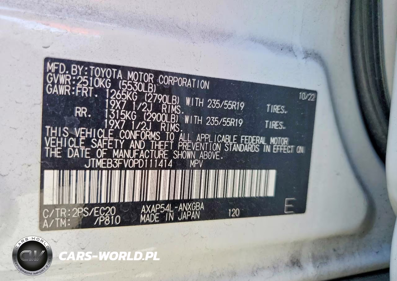 2018 Toyota Rav4 Prime Xse VIN:JTMEB3FV0PD111414 - 14