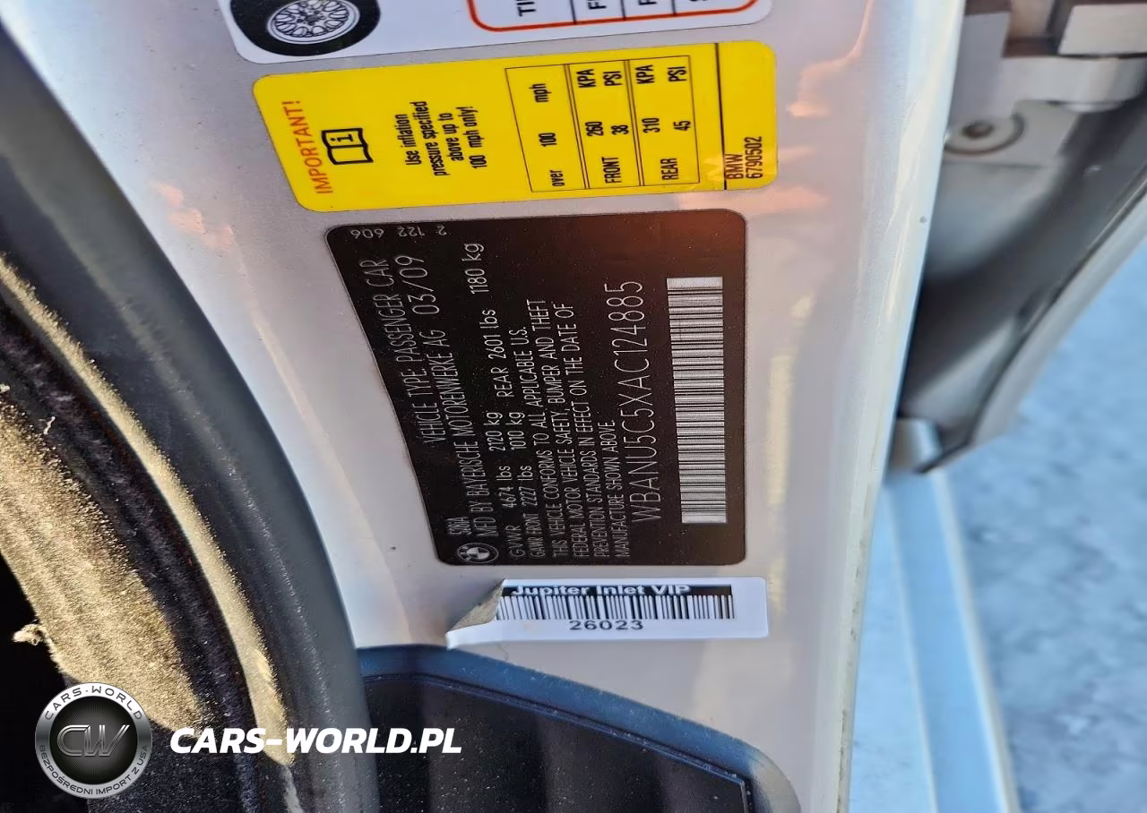 2010 BMW 528 I VIN:WBANU5C5XAC124885 - 12