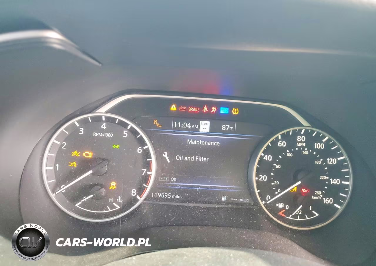 2020 Nissan Maxima Sl VIN:1N4AA6DV8LC372527 - 9
