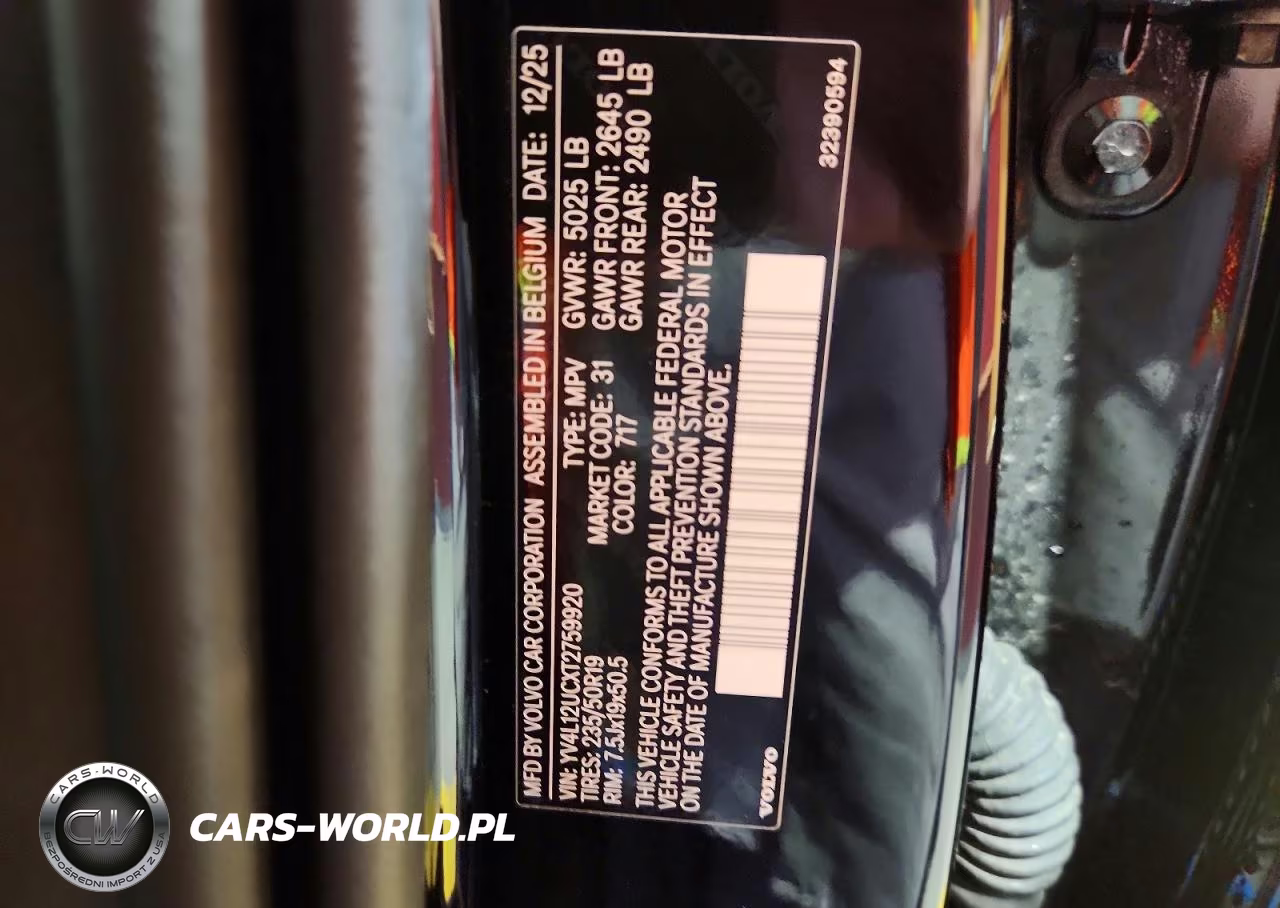 2026 Volvo Xc40 Plus VIN:YV4L12UCXT2759920 - 14