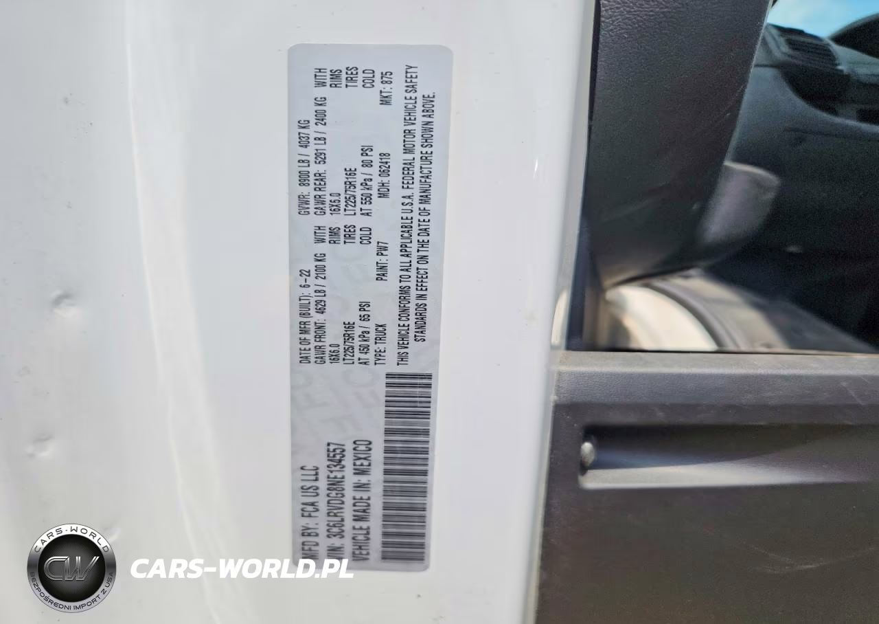 2022 Ram Promaster 2500 2500 High VIN:3C6LRVDG8NE134557 - 13