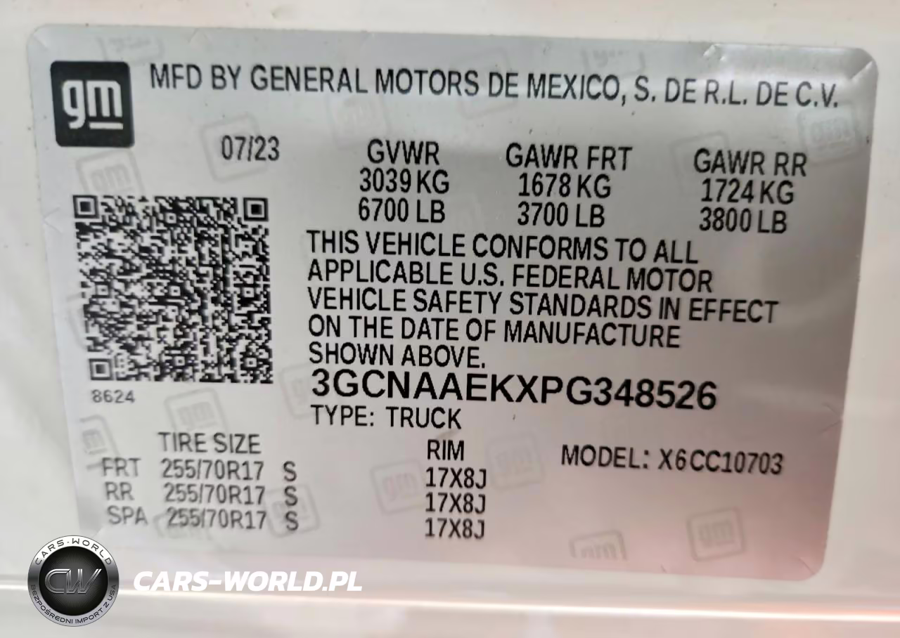 2023 Chevrolet Silverado C1500 VIN:3GCNAAEKXPG348526 - 12