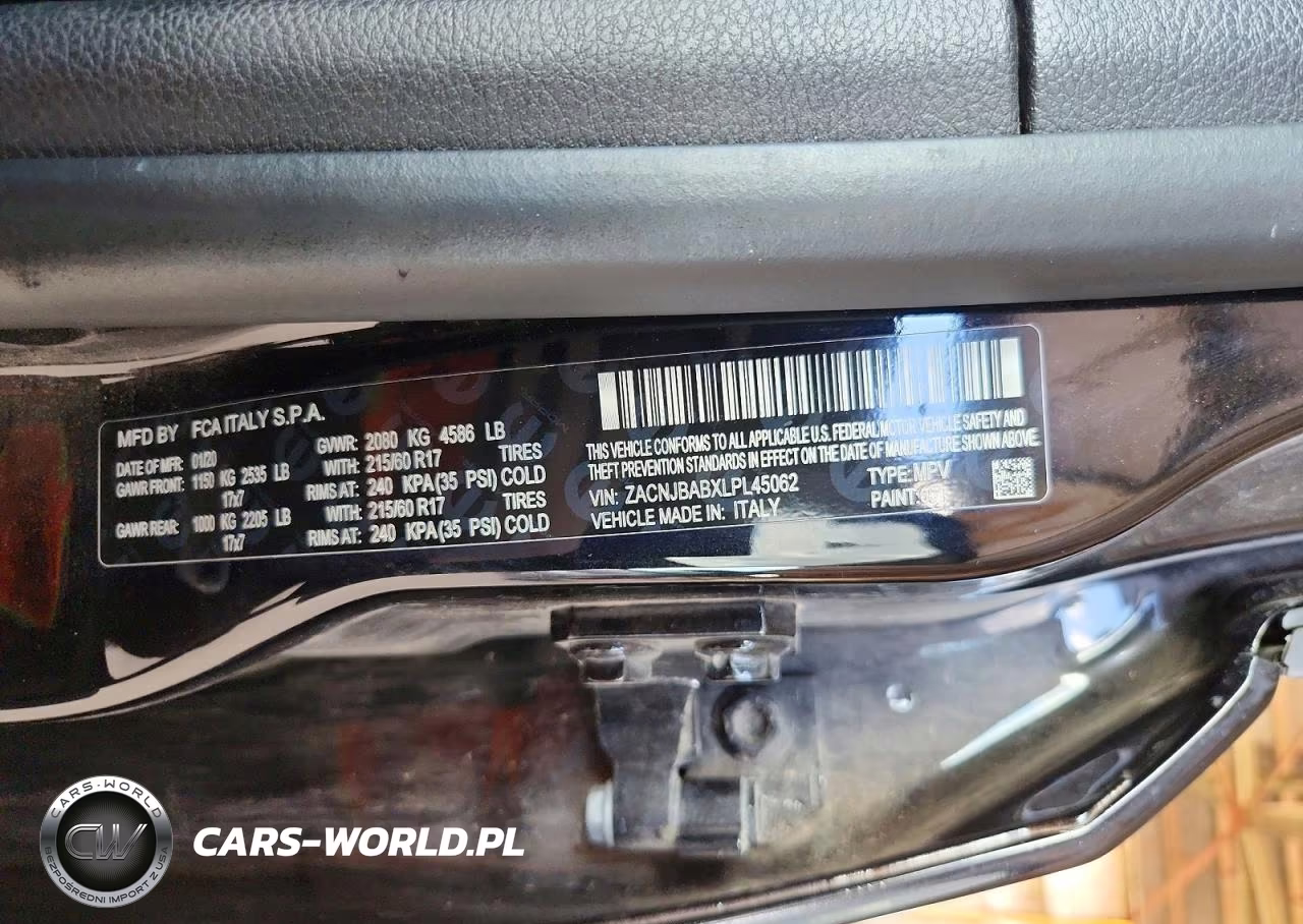2020 Jeep Renegade Sport VIN:ZACNJBABXLPL45062 - 12