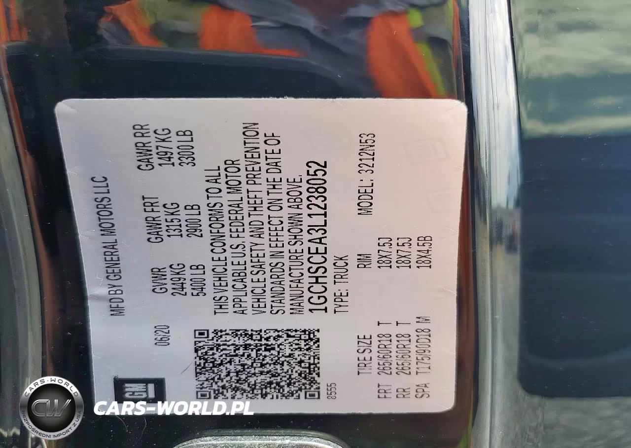 2020 Chevrolet Colorado Lt VIN:1GCHSCEA3L1238052 - 12