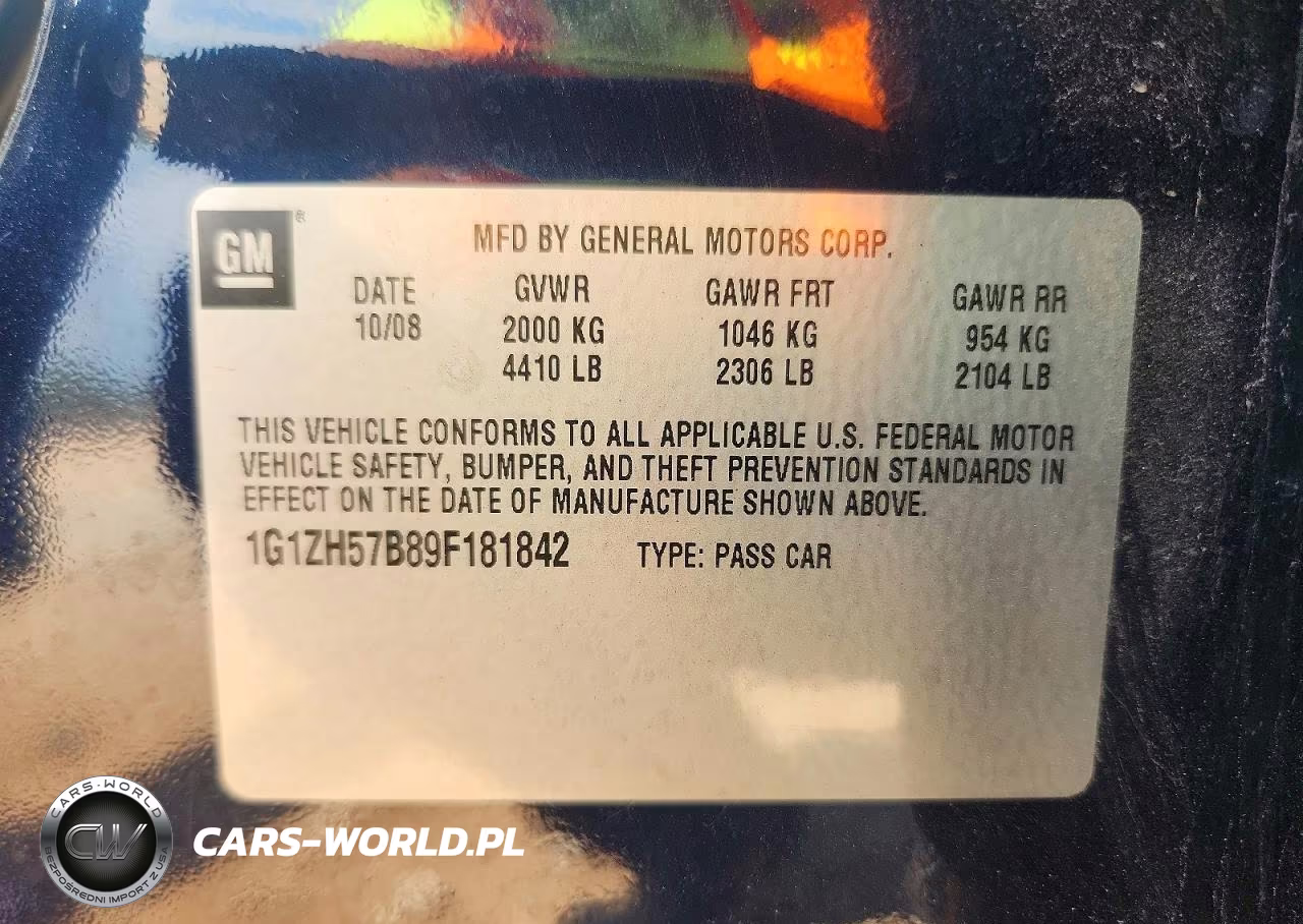 2009 Chevrolet Malibu 1Lt VIN:1G1ZH57B89F181842 - 13