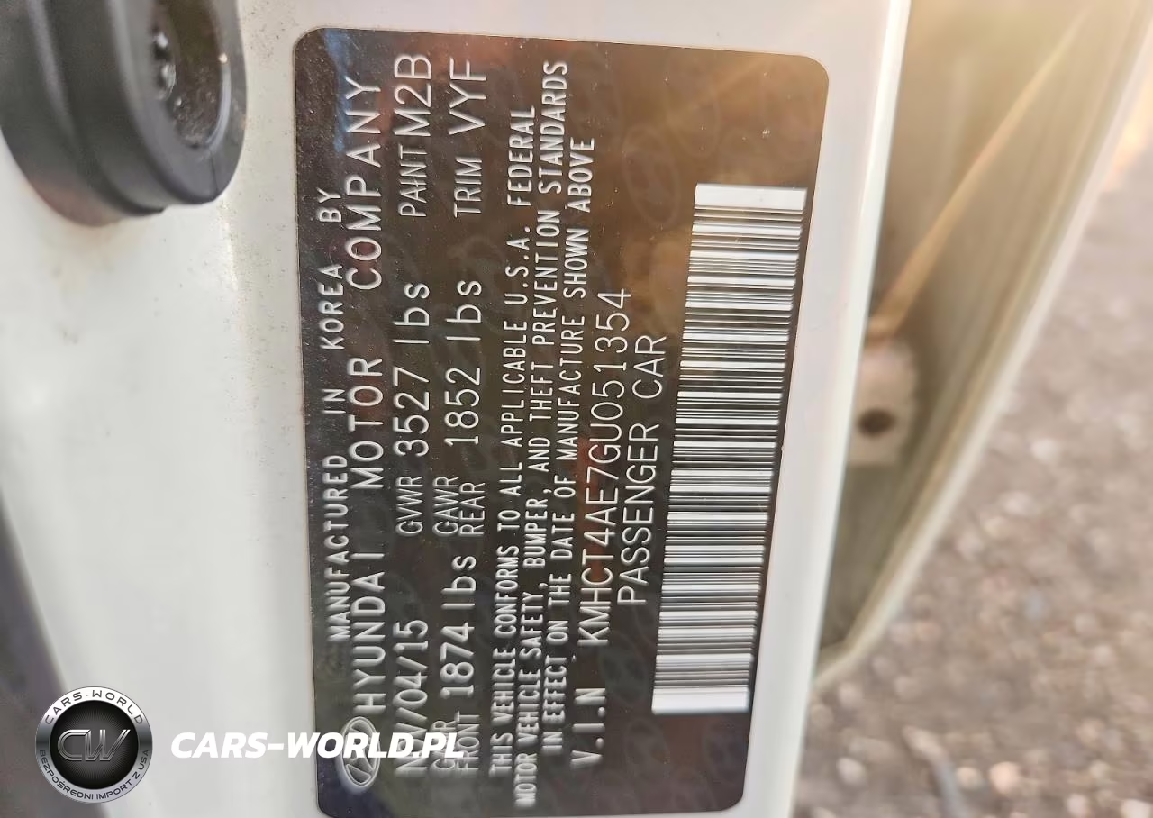 2016 Hyundai Accent Se VIN:KMHCT4AE7GU051354 - 12