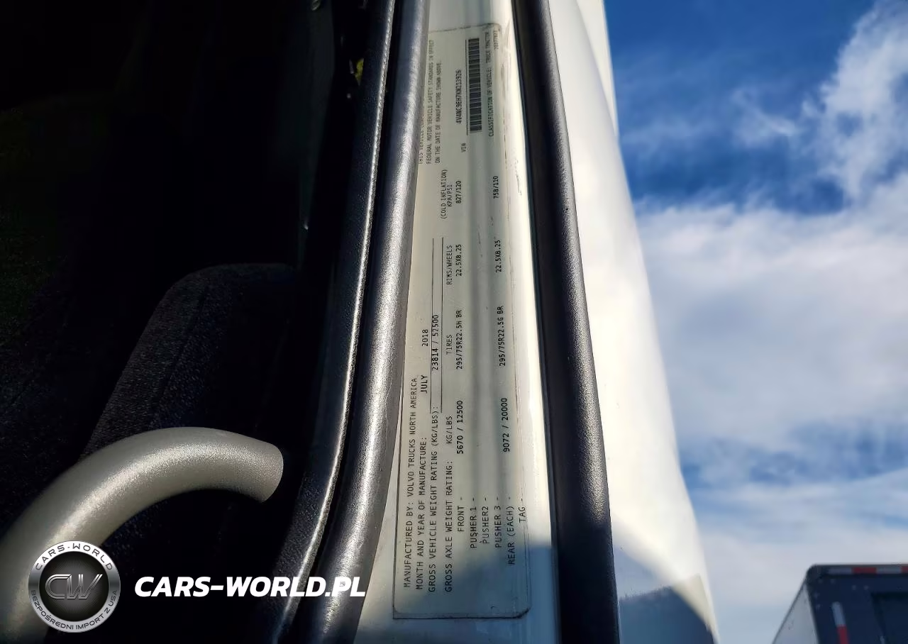 2019 Volvo 720 Trucks VIN:4V4NC9EH7KN213926 - 12