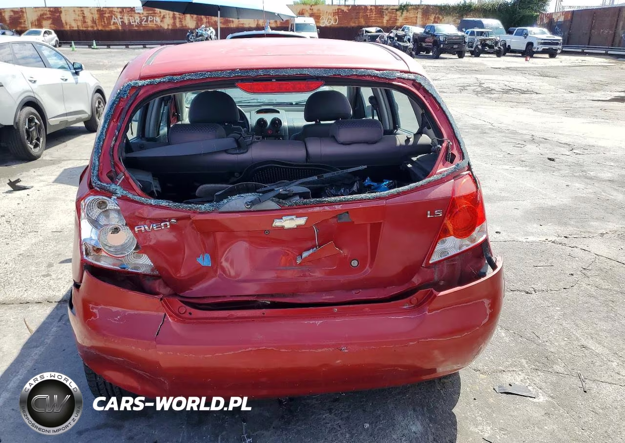 2007 Chevrolet Aveo Base VIN:KL1TD66697B774611 - 6