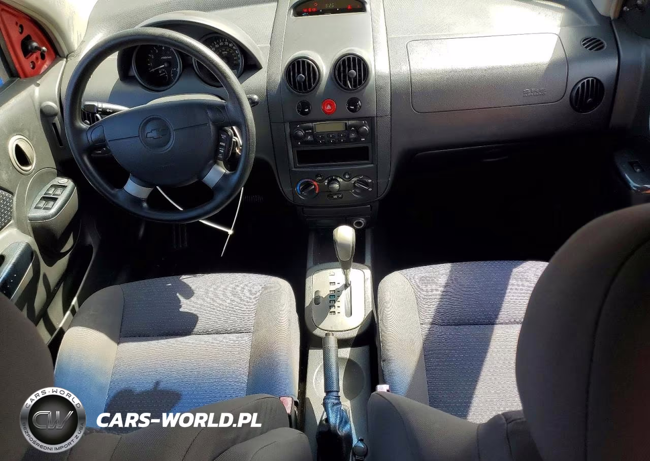 2007 Chevrolet Aveo Base VIN:KL1TD66697B774611 - 8
