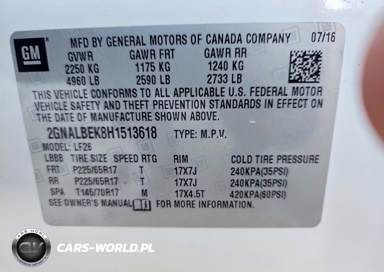 2017 Chevrolet Equinox Ls VIN:2GNALBEK8H1513618 - 13