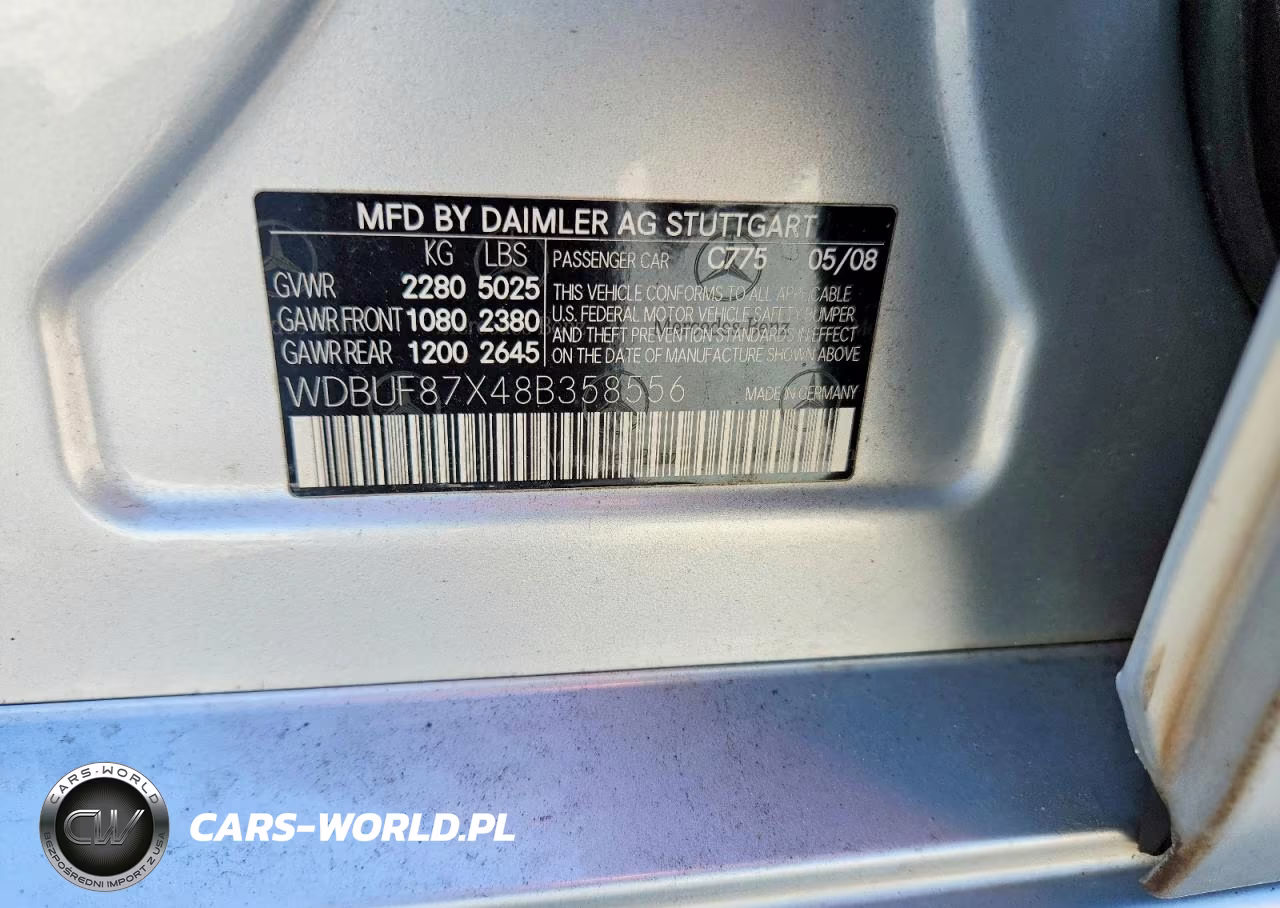 2008 Mercedes-Benz E 350 4Matic VIN:WDBUF87X48B358556 - 12