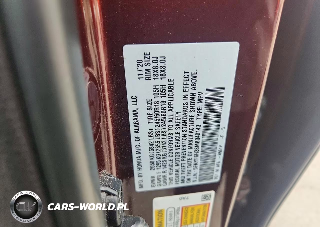 2021 Honda Pilot Ex VIN:5FNYF6H38MB040143 - 13
