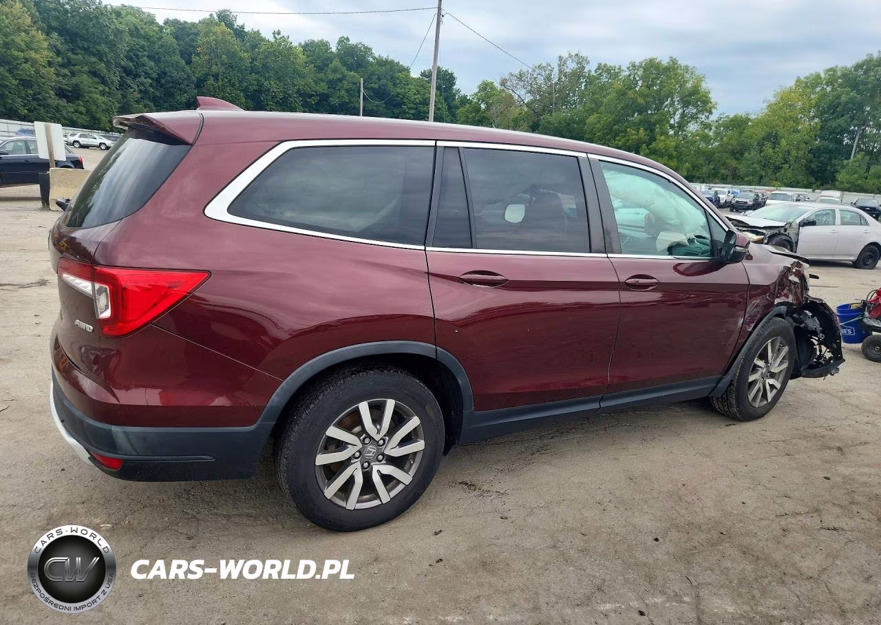 2021 Honda Pilot Ex VIN:5FNYF6H38MB040143 - 3