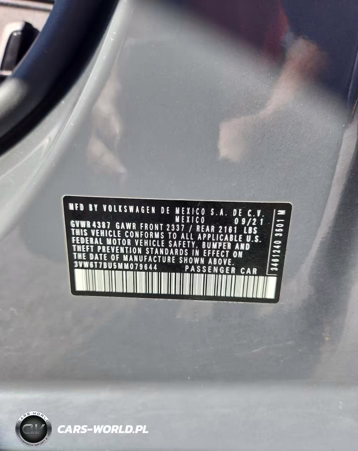 2021 Volkswagen Jetta Gli VIN:3VW6T7BU5MM079644 - 13