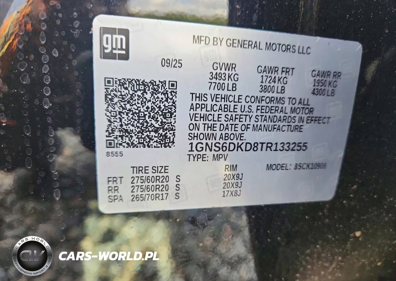 2026 Chevrolet Suburban K1500 Z71 VIN:1GNS6DKD8TR133255 - 13
