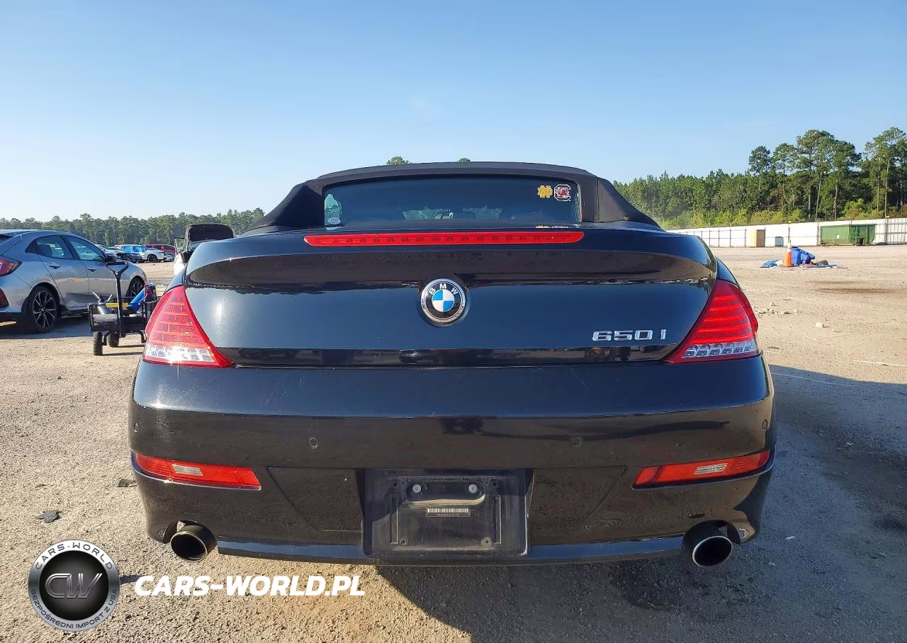 2008 BMW 650 I VIN:WBAEB53518CX61700 - 6