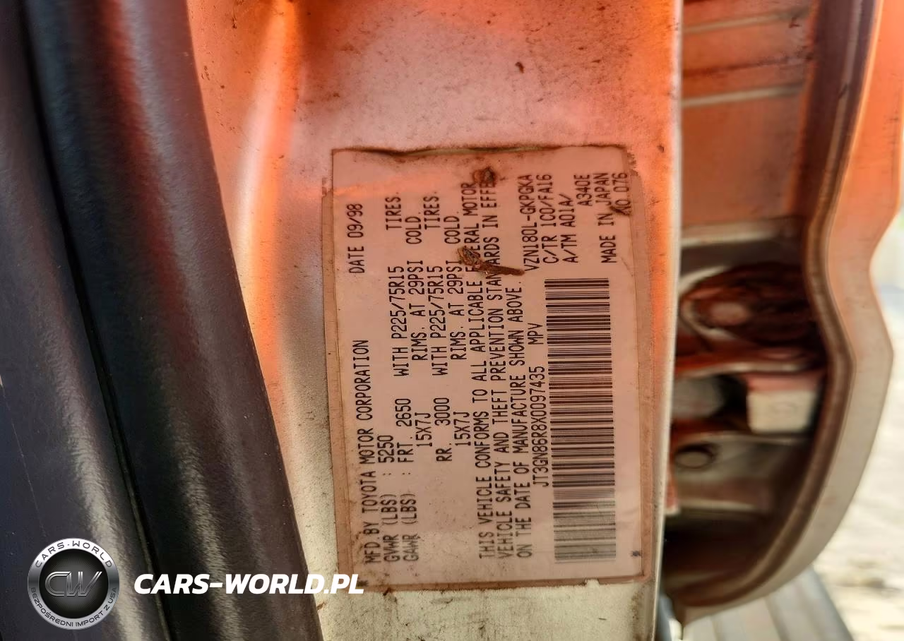 1999 Toyota 4Runner Sr5 VIN:JT3GN86R8X0097435 - 13