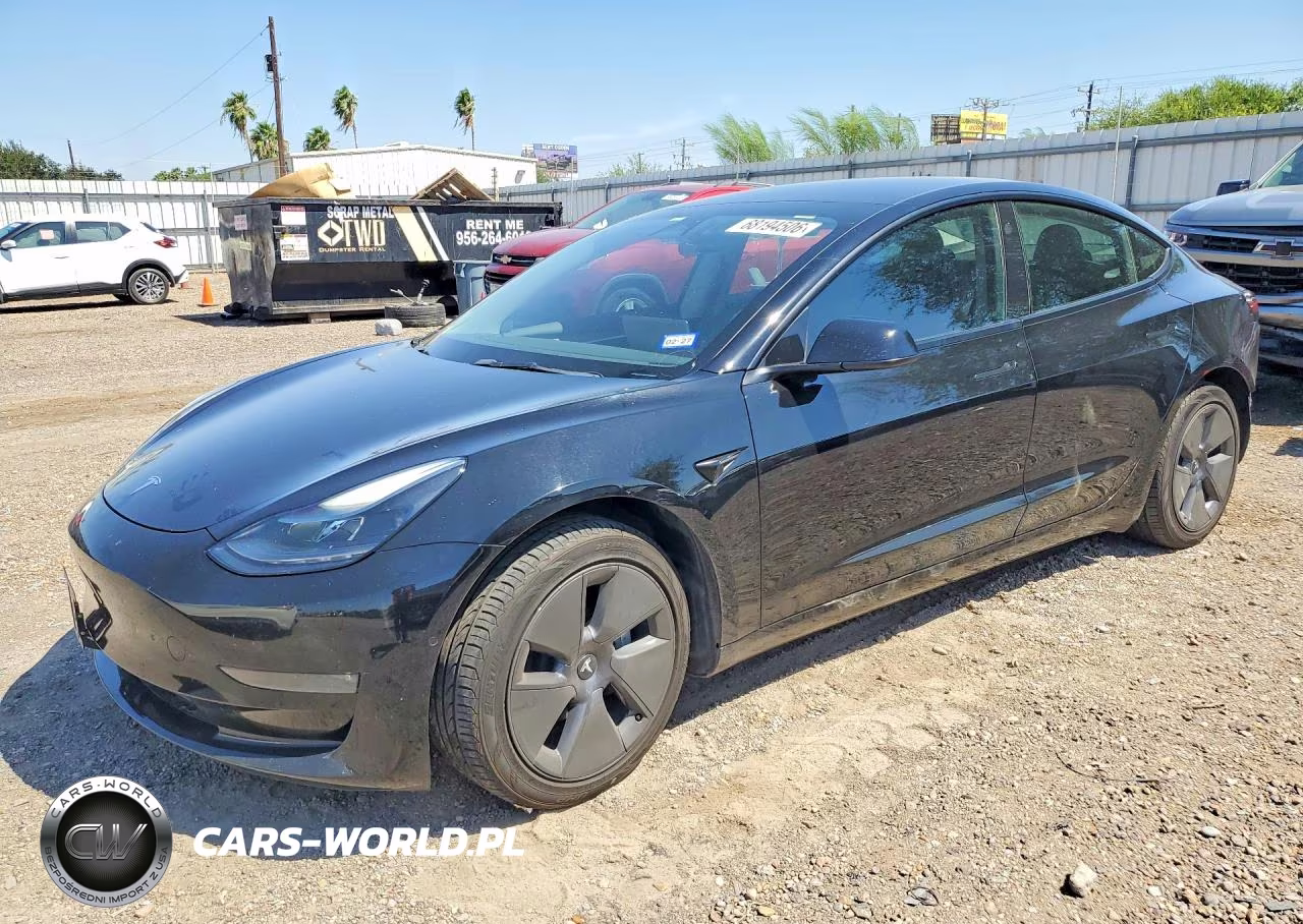 2022 Tesla Model 3 VIN:5YJ3E1EB6NF167423 - 1