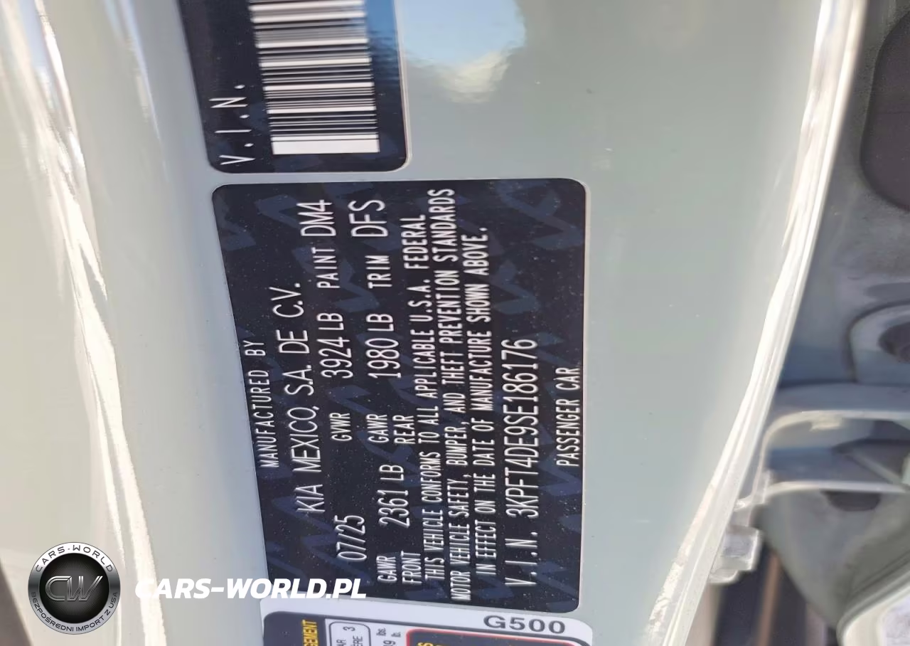 2025 Kia K4 Lxs VIN:3KPFT4DE9SE186176 - 12