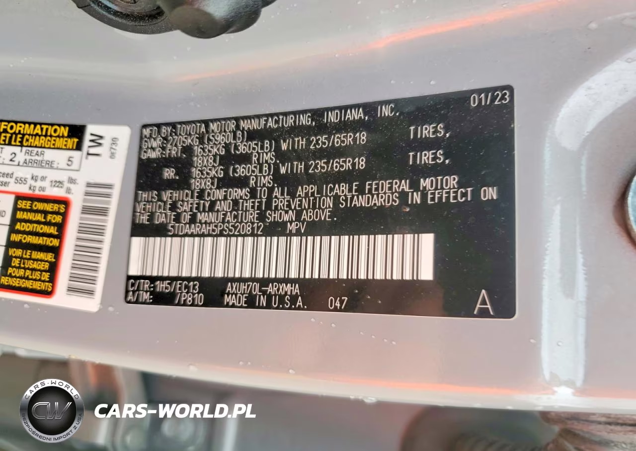 2023 Toyota Highlander Hybrid Bronze Edition VIN:5TDAARAH5PS520812 - 12