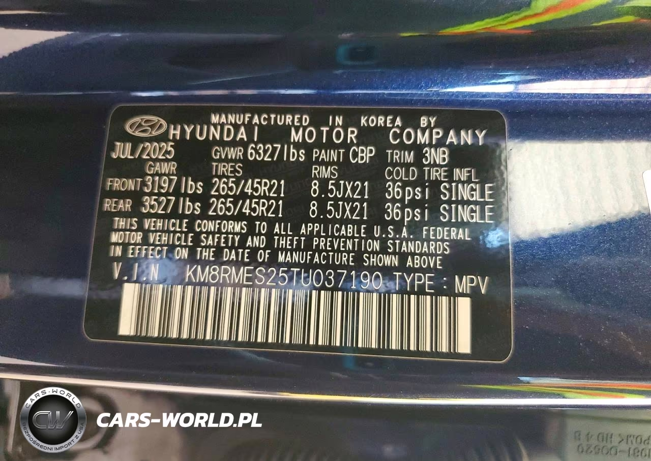 2026 Hyundai Palisade Calligraphy VIN:KM8RMES25TU037190 - 13